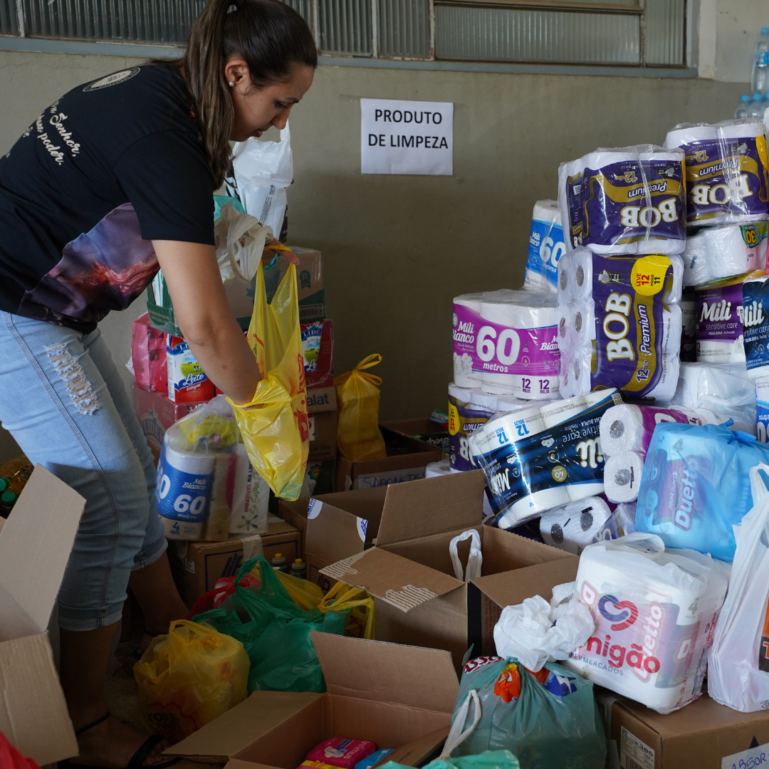 Mobilização de arrecadação de donativos para o RS no fim de semana arrecada toneladas de produtos